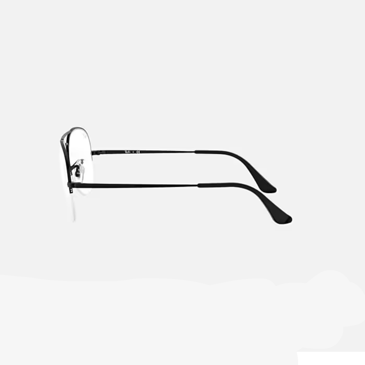 RAY BAN 6589 - Xena Optic - MODEL CODE RB6589 2503 59-15 FRAME DESCRIPTION: FRAME SHAPE: Pilot FRAME COLOR: Polished Black FRAME MATERIAL: Metal TEMPLE COLOR: Black LENS INFORMATION: LENS COLOR: Clear PRODUCT DIMENSIONS: SIZE: 59 15mm LENS HEIGHT: 51.4mm TEMPLE LENGTH: 140mm FACE COVERAGE: FACE COVERAGE: Standard GEOFIT: Universal Fit - Eyeglasses Ray Ban 