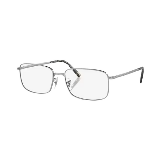 RAY BAN 3717V - Xena Optic - MODEL CODE RX3717V 2501 57-18 FRAME DESCRIPTION: FRAME SHAPE: Rectangle FRAME COLOR: Polished Silver FRAME MATERIAL: Metal TEMPLE COLOR: Silver LENS INFORMATION: LENS COLOR: Clear PRODUCT DIMENSIONS: SIZE: 57 18mm LENS HEIGHT: 39.2mm TEMPLE LENGTH: 145mm FACE COVERAGE: FACE COVERAGE: Standard GEOFIT: Adjustable Nose Pads - Eyeglasses Ray Ban 