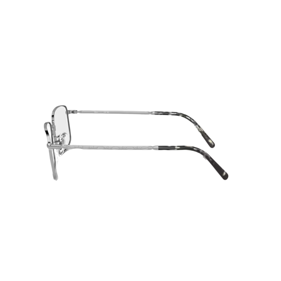 RAY BAN 3717V - Xena Optic - MODEL CODE RX3717V 2501 57-18 FRAME DESCRIPTION: FRAME SHAPE: Rectangle FRAME COLOR: Polished Silver FRAME MATERIAL: Metal TEMPLE COLOR: Silver LENS INFORMATION: LENS COLOR: Clear PRODUCT DIMENSIONS: SIZE: 57 18mm LENS HEIGHT: 39.2mm TEMPLE LENGTH: 145mm FACE COVERAGE: FACE COVERAGE: Standard GEOFIT: Adjustable Nose Pads - Eyeglasses Ray Ban 
