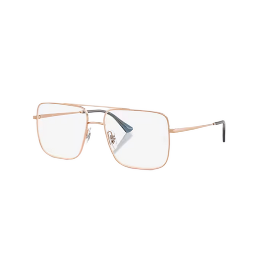 RAY BAN 3758 - Xena Optic - Model code RX3758V 3094 56-16 Frame description: Frame Shape: Square Frame color: Polished Rose Gold Frame material: Metal Temple color: Rose Gold Lens information: Lens color: Clear Product dimensions: SIZE: 56 16mm Lens height: 47.4mm Temple Length: 145mm Face coverage: face coverage: Standard Bridge & nosepads: Adjustable Nose Pads - Eyeglasses Ray Ban 