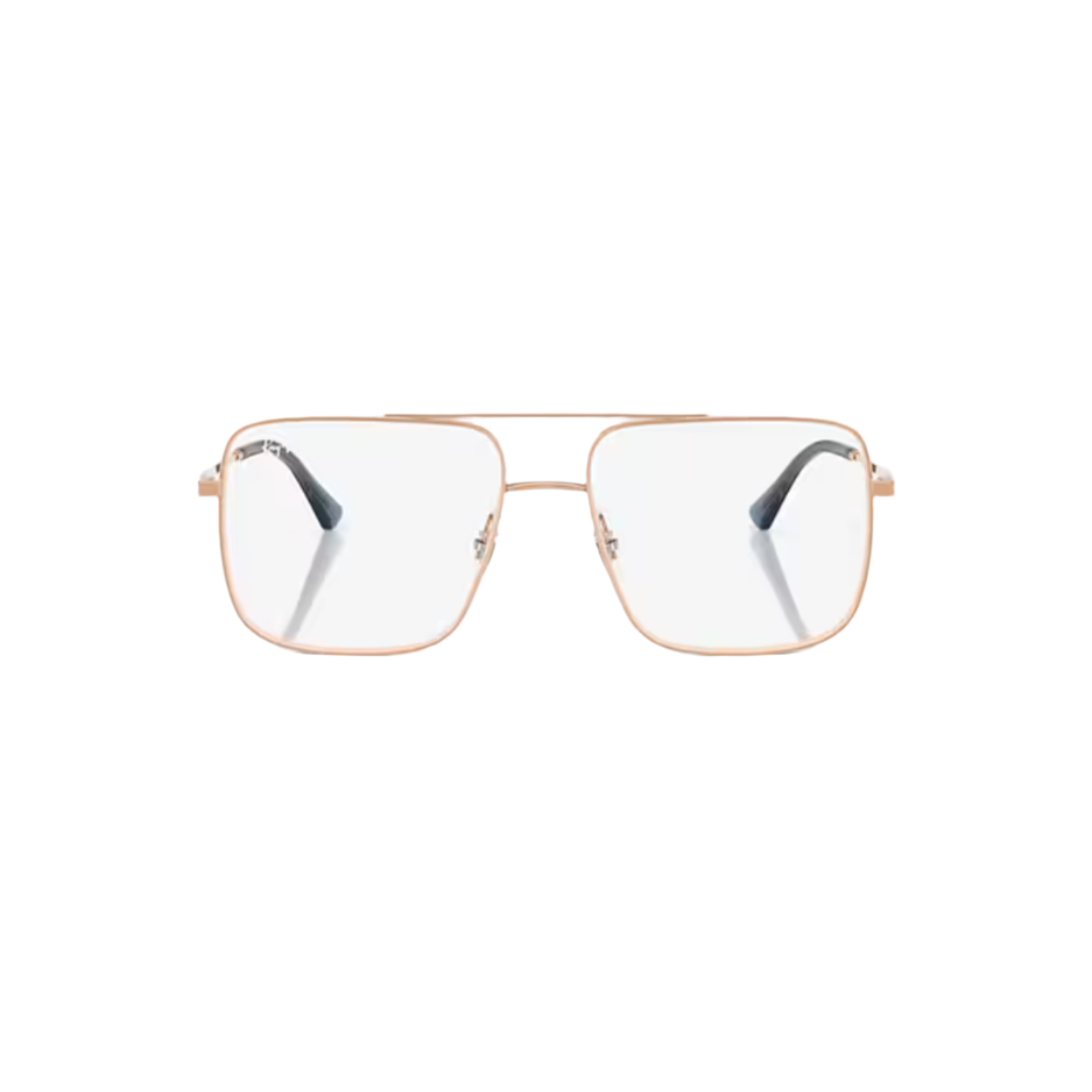 RAY BAN 3758 - Xena Optic - Model code RX3758V 3094 56-16 Frame description: Frame Shape: Square Frame color: Polished Rose Gold Frame material: Metal Temple color: Rose Gold Lens information: Lens color: Clear Product dimensions: SIZE: 56 16mm Lens height: 47.4mm Temple Length: 145mm Face coverage: face coverage: Standard Bridge & nosepads: Adjustable Nose Pads - Eyeglasses Ray Ban 