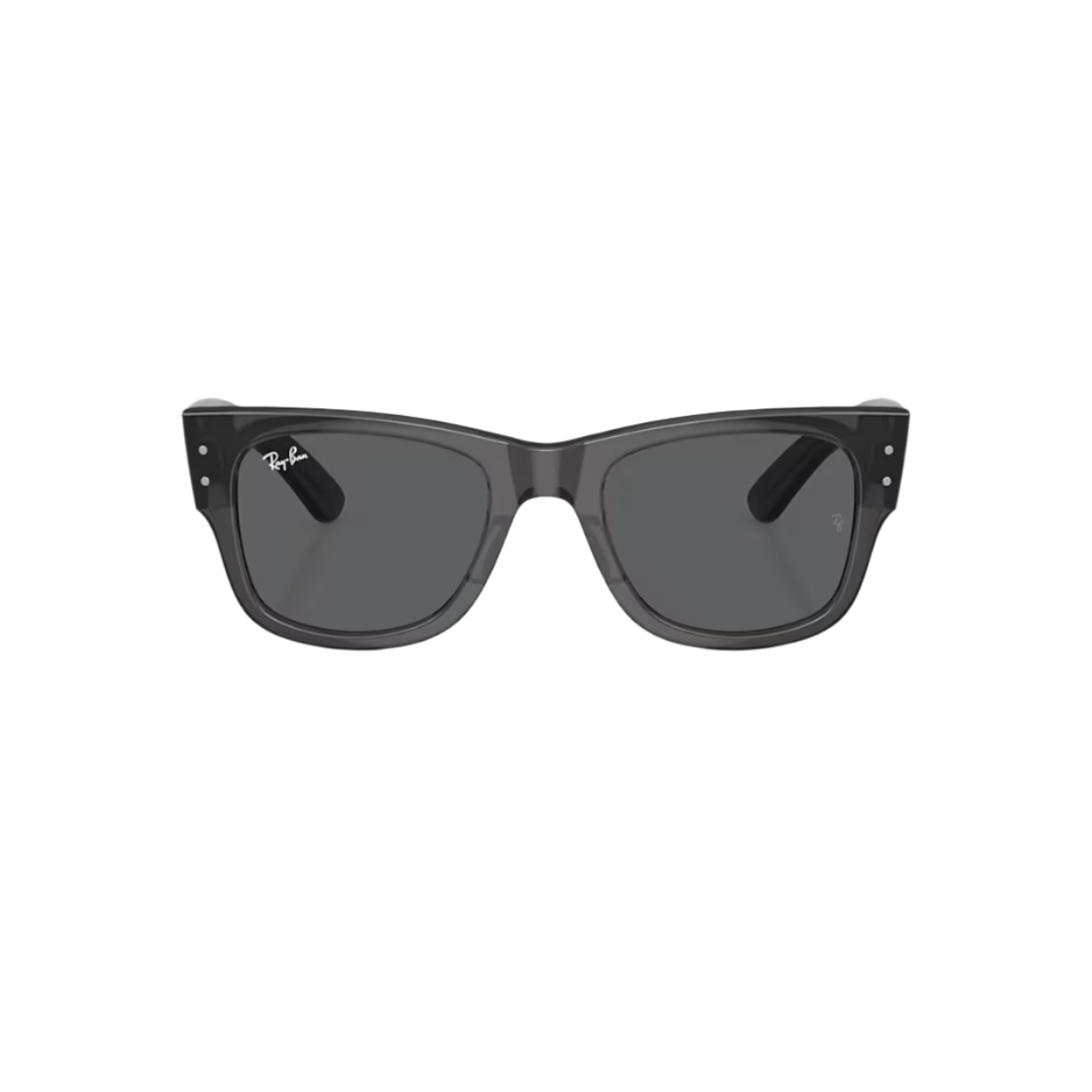 RAY BAN 0840 - Xena Optic - Frame description Frame Shape: Square Frame color: Polished Transparent Black Frame material: Propionate Temple color: Transparent Black Lens information Lens color: Dark Grey Treatment: Solid Color Product dimensions Hinge to hinge: 131mm Lens height: 42.6mm Bridge width: 51 21mm Temple Length: 145mm Fitting Fitting: Regular Geofit: High Bridge Fit - Sunglasses Ray Ban 