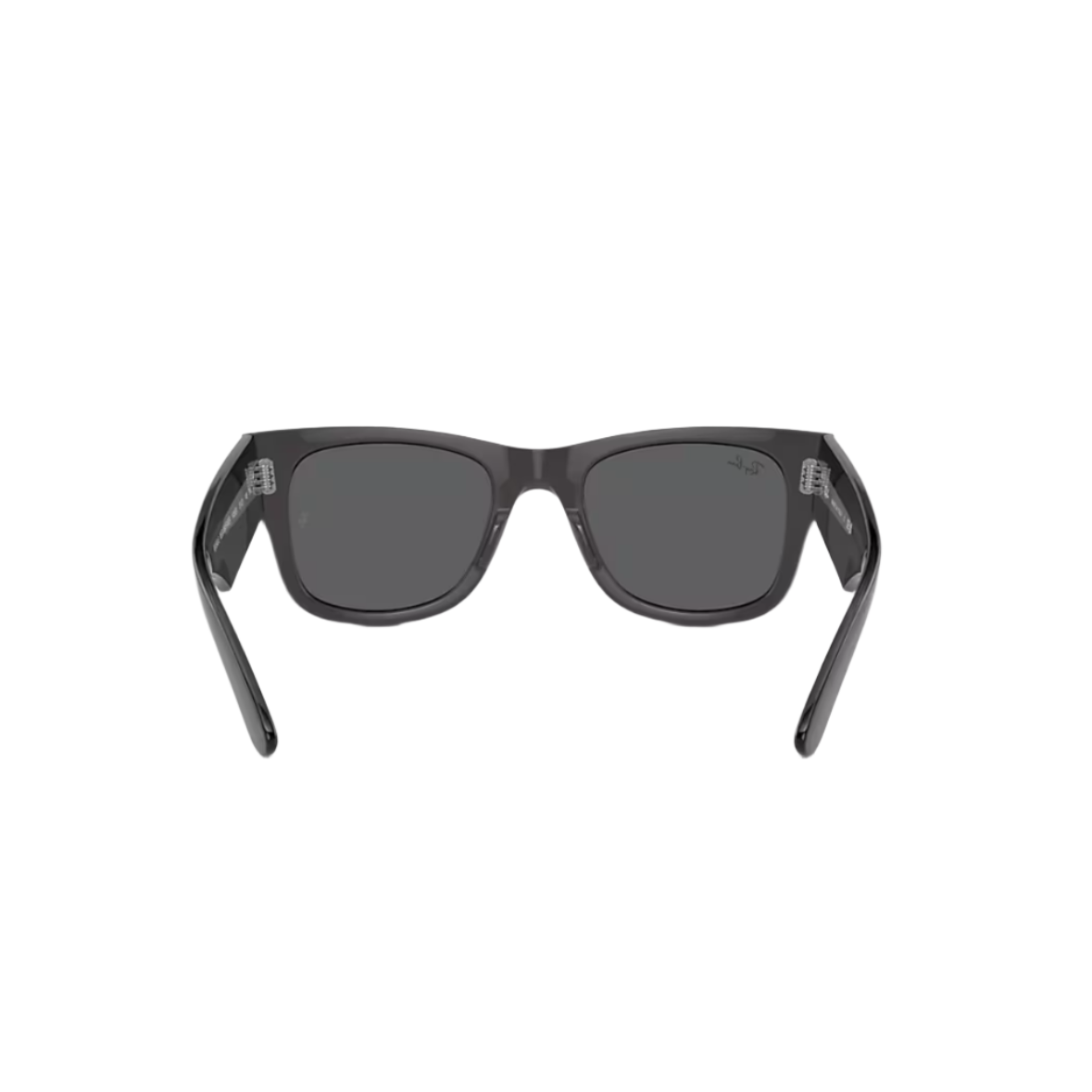 RAY BAN 0840 - Xena Optic - Frame description Frame Shape: Square Frame color: Polished Transparent Black Frame material: Propionate Temple color: Transparent Black Lens information Lens color: Dark Grey Treatment: Solid Color Product dimensions Hinge to hinge: 131mm Lens height: 42.6mm Bridge width: 51 21mm Temple Length: 145mm Fitting Fitting: Regular Geofit: High Bridge Fit - Sunglasses Ray Ban 