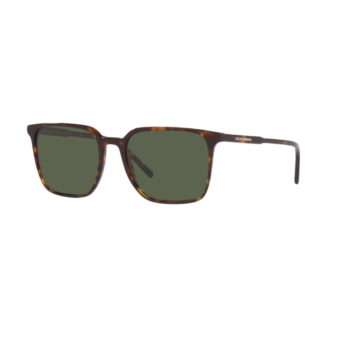 DOLCE AND GABBANA 4424-P - Xena Optic - Frame Shape: Square Frame color: Havana tortoise Front Material: Acetate Lens material: Cr39 Temples material: Acetate Lens Type : Polarized Lens color: Dark green polarized - Sunglasses DOLCE AND GABBANA 