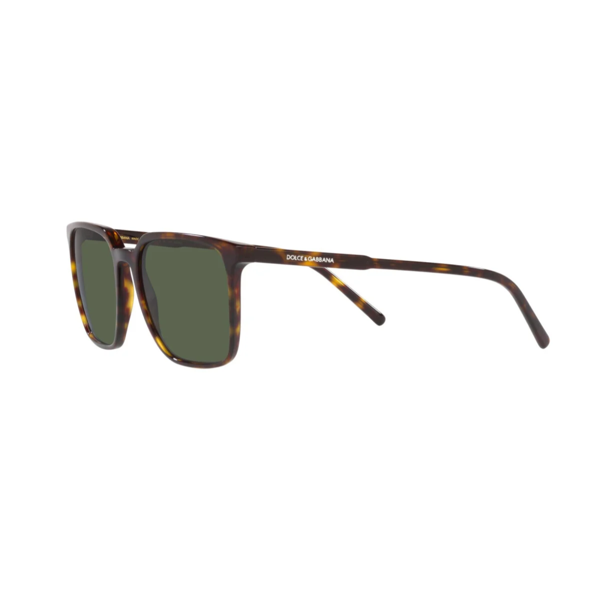 DOLCE AND GABBANA 4424-P - Xena Optic - Frame Shape: Square Frame color: Havana tortoise Front Material: Acetate Lens material: Cr39 Temples material: Acetate Lens Type : Polarized Lens color: Dark green polarized - Sunglasses DOLCE AND GABBANA 